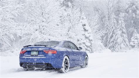 car, Snow, Audi RS5 Wallpapers HD / Desktop and Mobile Backgrounds