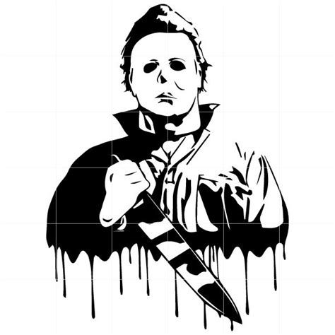 Michael Myers With Knife SVG