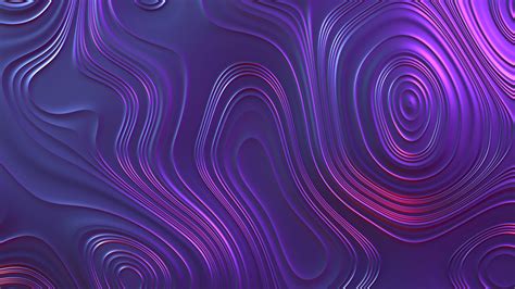 3840x2160 Resolution Purple Oval Waves 4K Wallpaper - Wallpapers Den