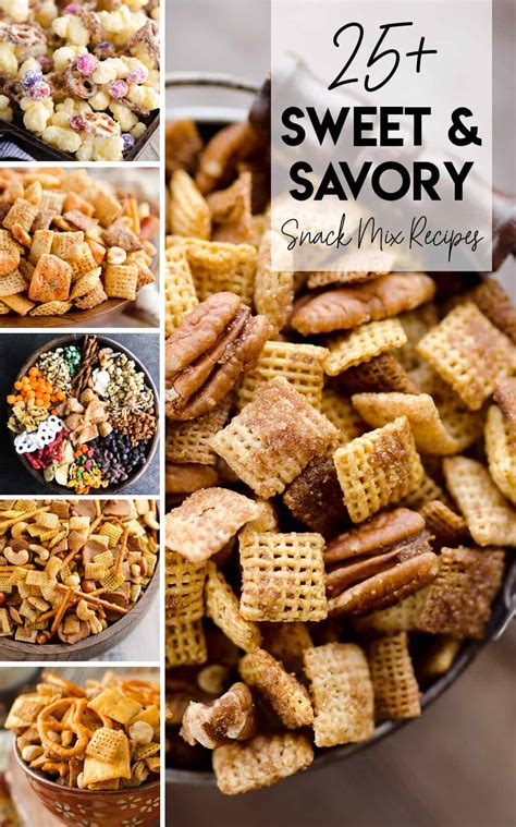 Sweet & Savory Snack Mix Recipes