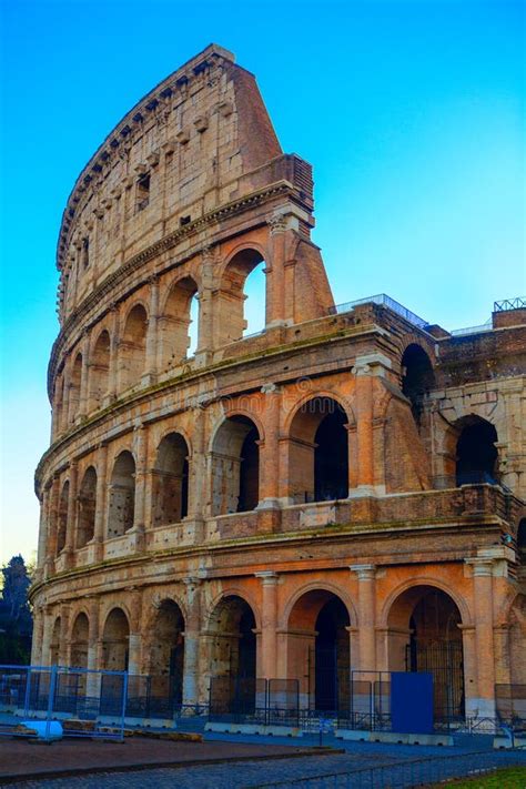 Side view of Colosseum stock photo. Image of history - 239457032