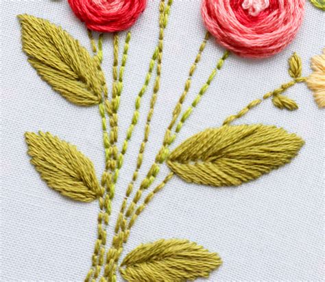 Embroidery Basics – Satin Stitch