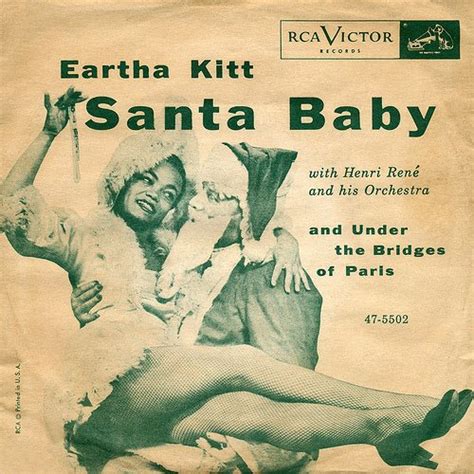 The Perennial Teenager: Christmas songs - Eartha Kitt, Santa Baby