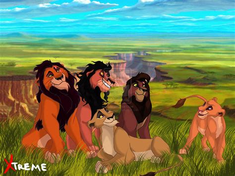 The Lion King - Scar, Zira, Nuka, Kovu and Vitani by Diego32Tiger on ...