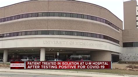 Michigan coronavirus patient being treated at UM hospital in Ann Arbor