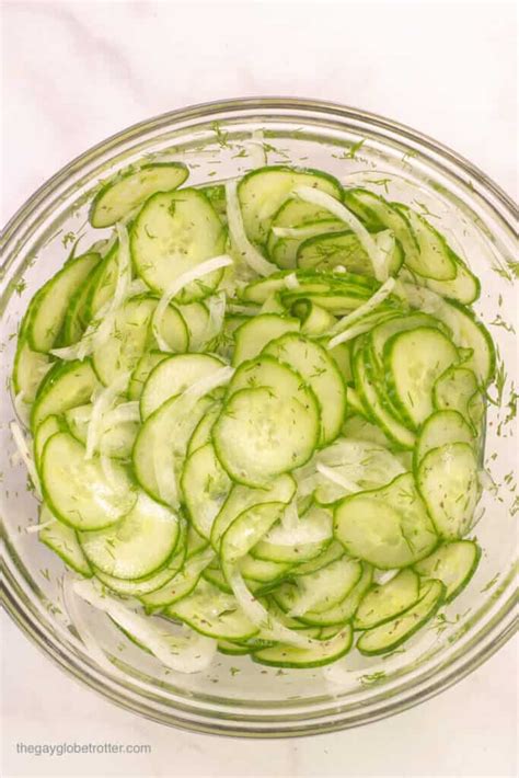 Cucumber Vinegar Salad | The Gay Globetrotter