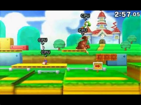 [Super Smash Bros. 3DS Preview] 3D Land Gameplay - YouTube