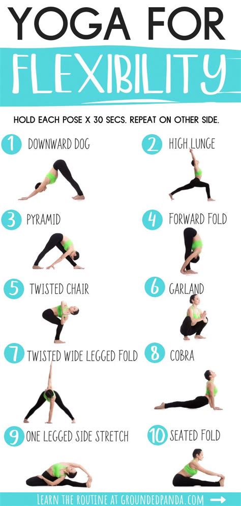 10 Minute Beginner Yoga Routine for Flexibility (+ Free PDF) | Yoga ...