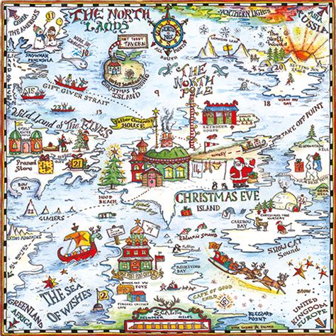 Advent Calendar - Christmas Map