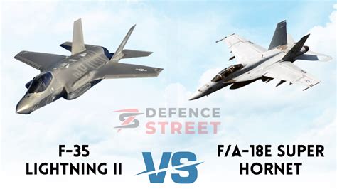 F-35 Lightning II vs F/A-18E Super Hornet Comparison, BVR & Dogfight ...