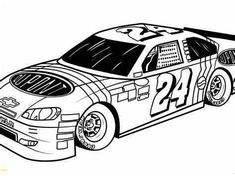 Race Car Coloring Pages Free Printable