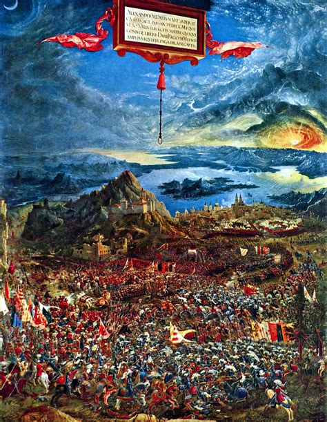 The battle of Issus, 1529 - Albrecht Altdorfer - WikiArt.org