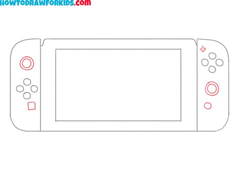 How to Draw a Nintendo Switch - Easy Drawing Tutorial For Kids