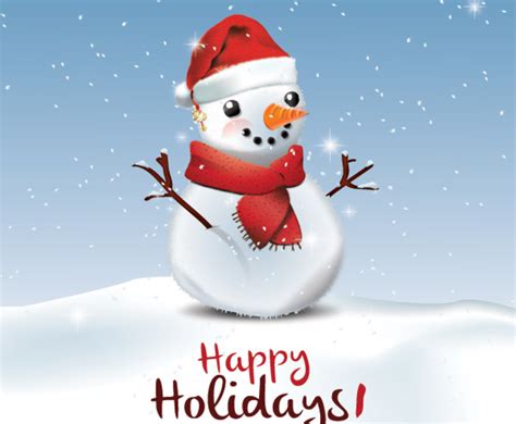 Happy Holidays Greeting Card Vector Art & Graphics | freevector.com