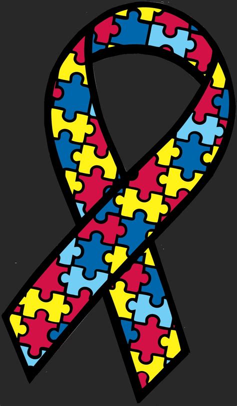 Autism Awareness Symbol Black And White - ClipArt Best