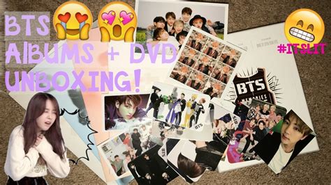 BTS ALBUMS + DVD UNBOXING!!!!! - YouTube