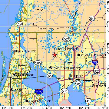 Citrus Park, Florida (FL) ~ population data, races, housing & economy