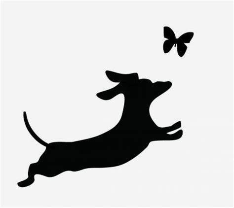 Pin by Henny de Esch on Teckels: silhouet | Dachshund tattoo, Dachshund ...