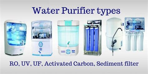 What are the water purifier types their working, advantages and ...