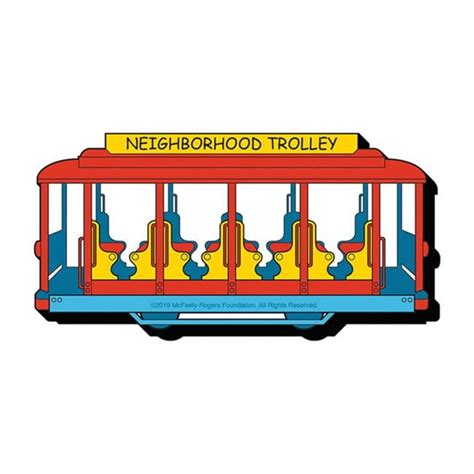 mr rogers trolley drawing - graphicdesignartillustration