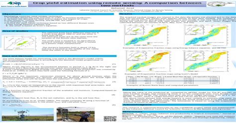 Crop yield estimation using remote sensing: A comparison …lps16.esa.int ...