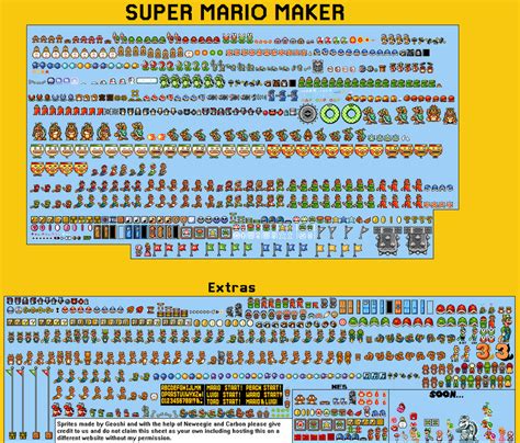 SMAS SMB3 Maker Sheet by KoopshiKingGeoshi on DeviantArt