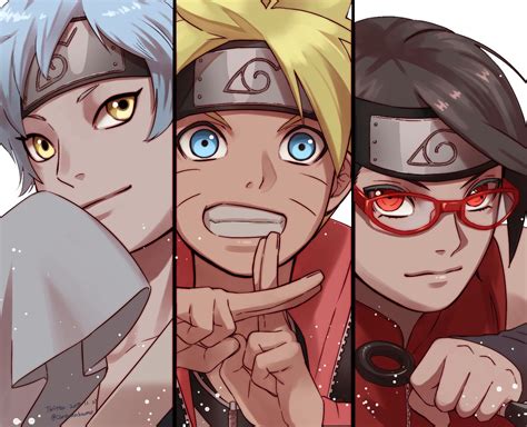 Sarada Boruto Mitsuki Boruto Anime Boruto Sarada Mitsuki Hd Wallpaper ...