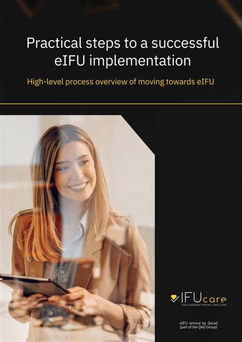 Practical steps to a successful eIFU implementation