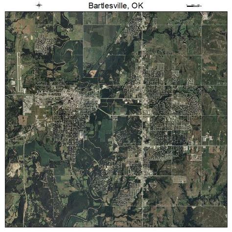 Aerial Photography Map of Bartlesville, OK Oklahoma