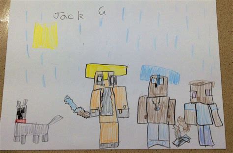 Stampy's Lovely World by Jack aged 6 - Stampylongnose Fan Art (37514204 ...