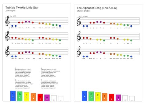 Xylophone Songs With Notes