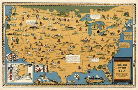 Native American Map Of Tribes - Big Bus Tour Map