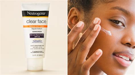 Neutrogena Clear Face Liquid-Lotion Sunscreen SPF 55 Review | Allure