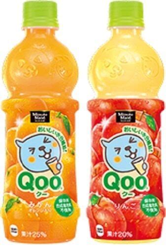 Coca Cola, Qoo, Delicious Orange / Apple Juice, Cute bottle, 425ml ...