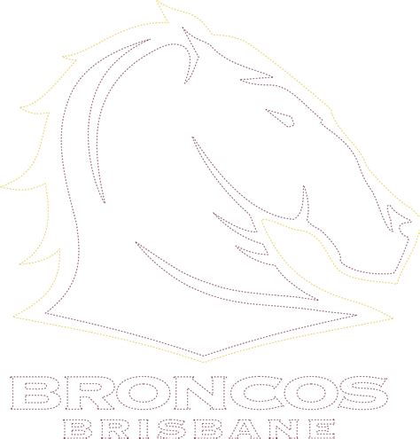 Brisbane Broncos NRL Logo SVG Vector Lightburn Digital Download - Etsy ...