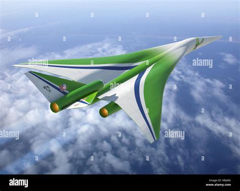 Supersonic Aircraft Design Stock Photo - Alamy