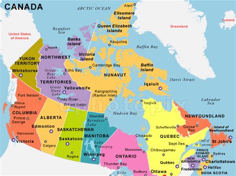 Geography - Locating Places in Canada | Teaching Resources | Canada map ...