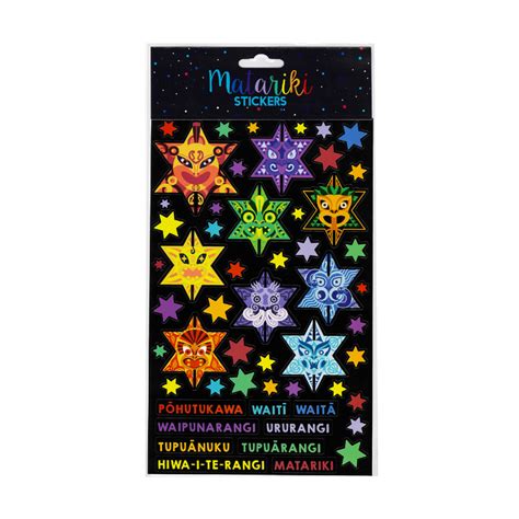 Matariki star cluster stickers/ Poi Princess