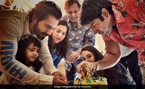 Varun Dhawan Celebrates Niece's 3rd Birthday At Home With Family