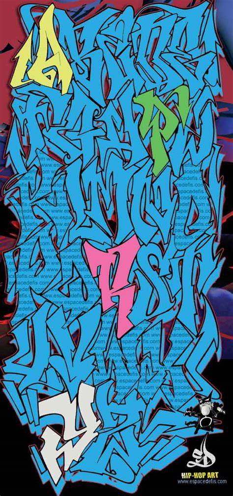 Abecedario Graffiti 3d Wildstyle - Graffiti Alphabet N°3 // Lettre Par ...