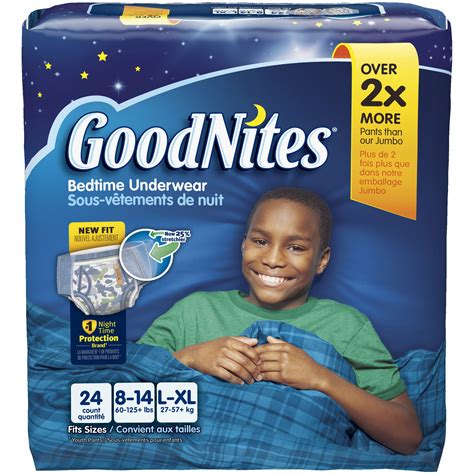 GoodNites Boys' Bedtime Underwear, (Choose Your Size) - Walmart.com