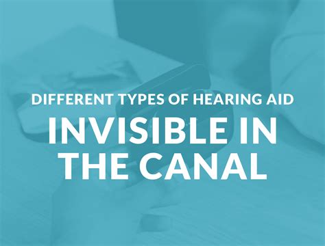 Invisible in the Ear Canal Hearing Aids | Otec Hearing | Hearing Aids...