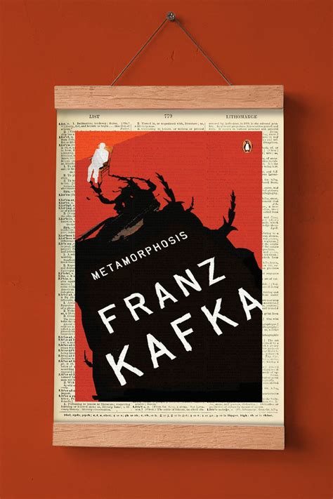 Metamorphosis by Franz Kafka, Printable Book Cover, Literary Poster ...