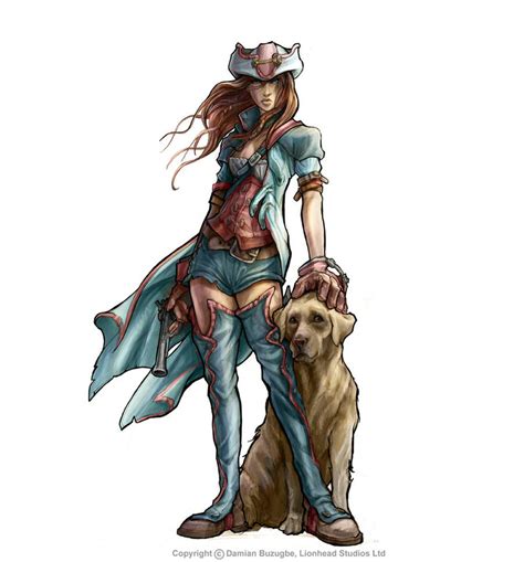 Fable 2 A hero and her dog by OmenD4 on DeviantArt