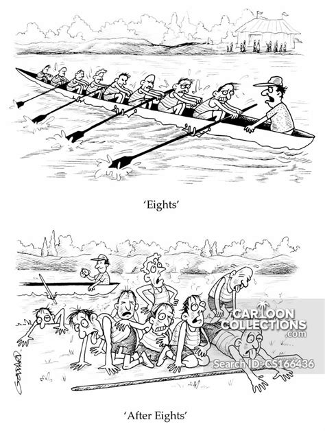 Rowing Competition Cartoons