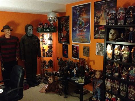 My computer room aka. Horror den | Horror decor, Horror room, Horror ...