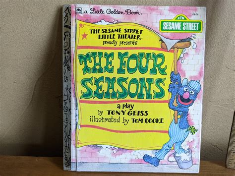 The Four Seasons Sesame Street Book 1991 Hardback Little - Etsy