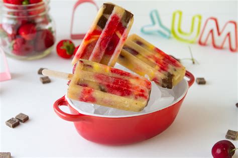 Banana Split Popsicles | Healthful Pursuit