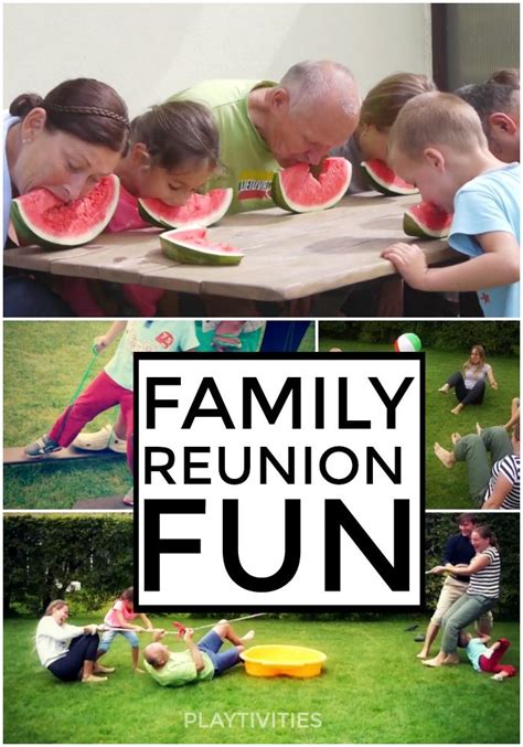 How To Have An Awesome Family Reunion | Family reunion games, Family ...