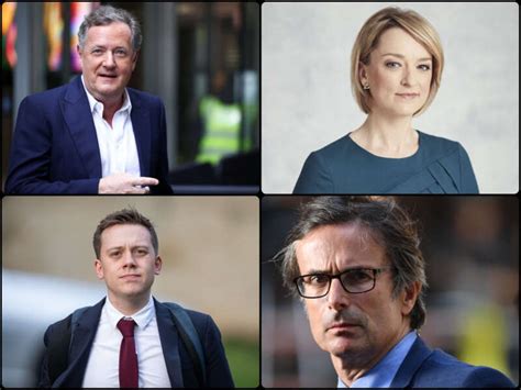 Who are the ten most famous journalists in the UK?